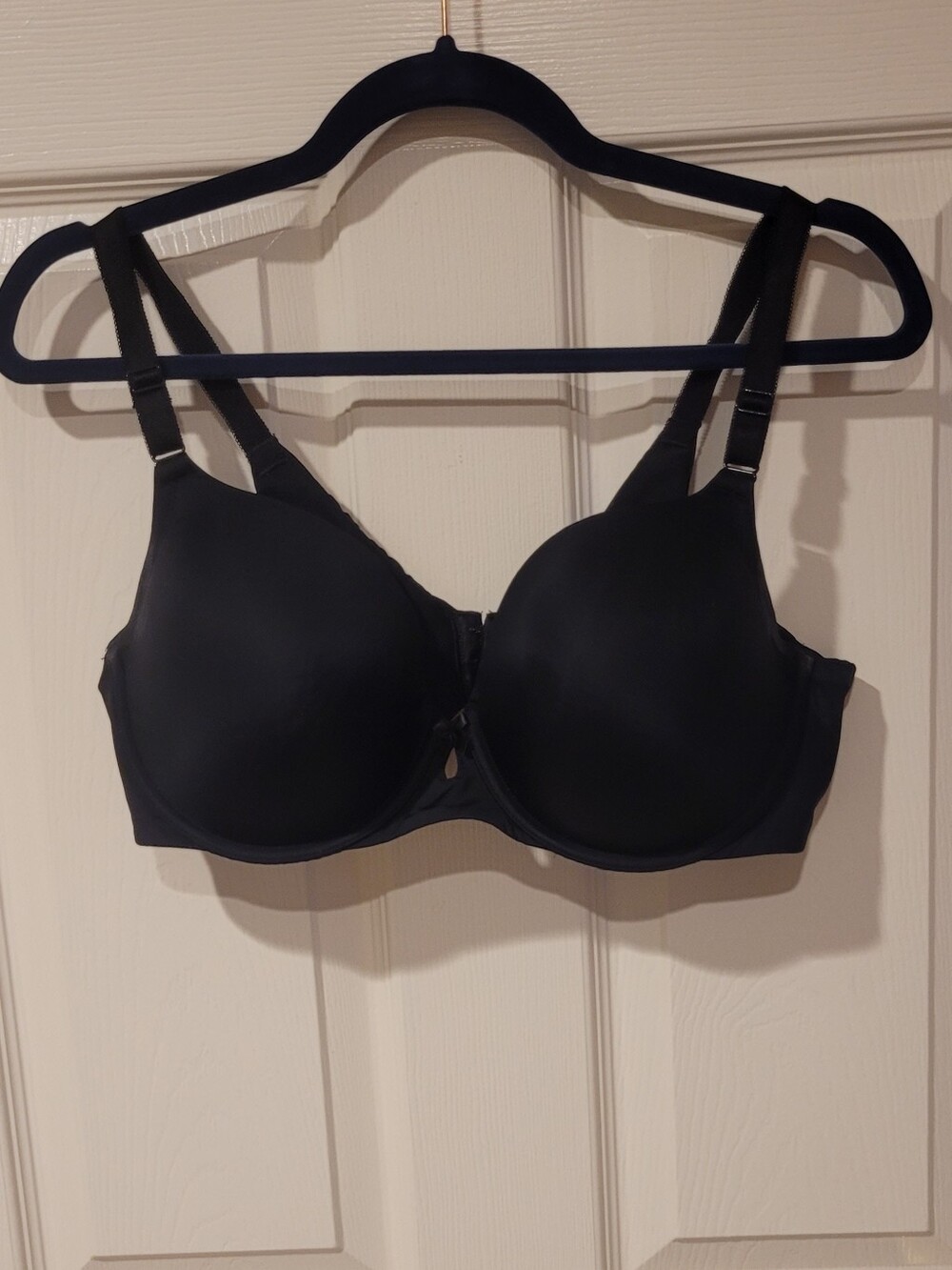 torrid Black Smooth Molded Underwire Spacer Bra with Front Closure